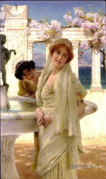 Sir Lawrence Alma Tadema œuvres - Une différence d’opinion romantique Sir Lawrence Alma Tadema